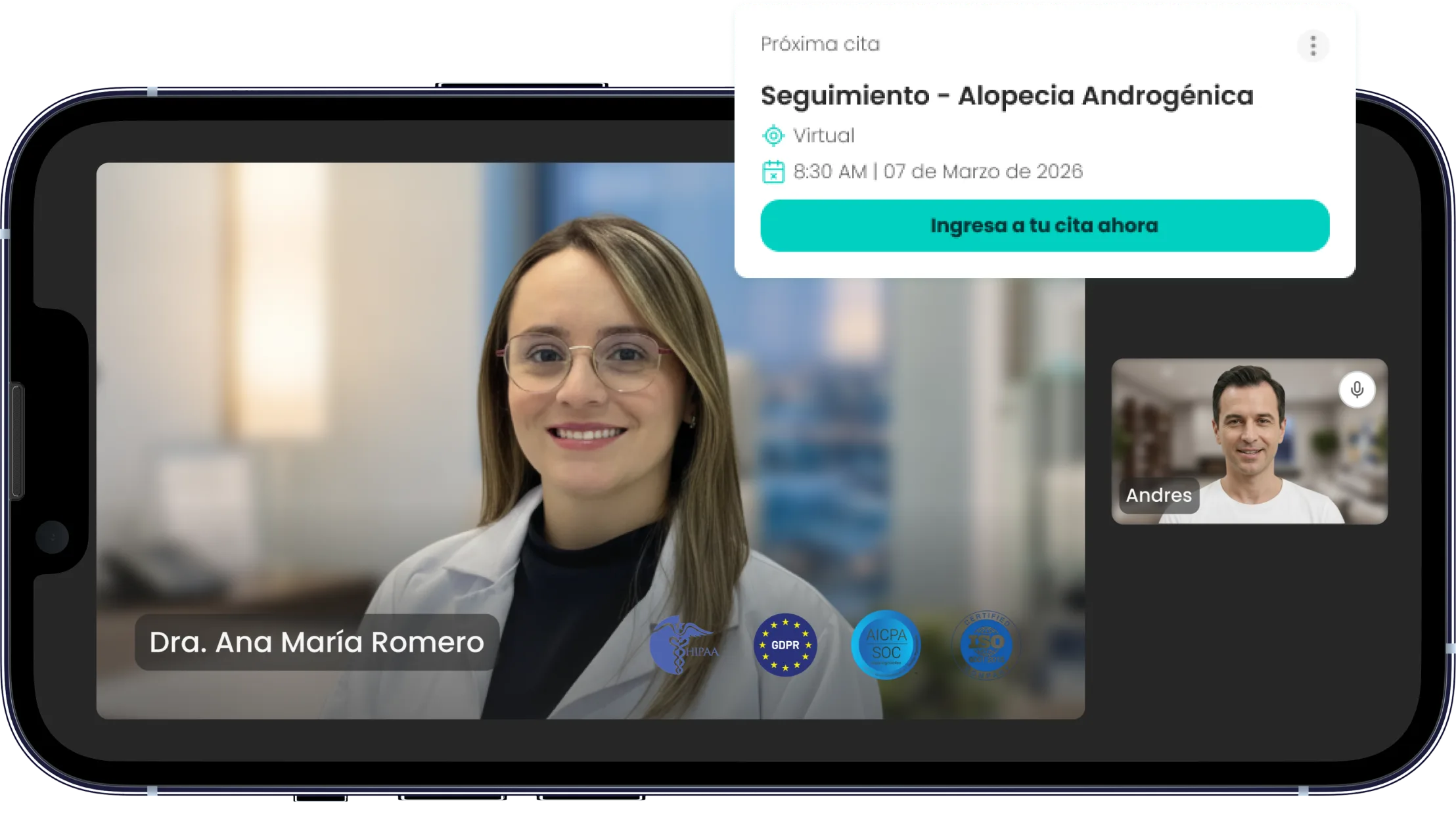 Telemedicina cuidado capilar Rogans