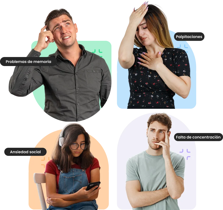 Psicólogo especializado en ansiedad atendiendo a un paciente