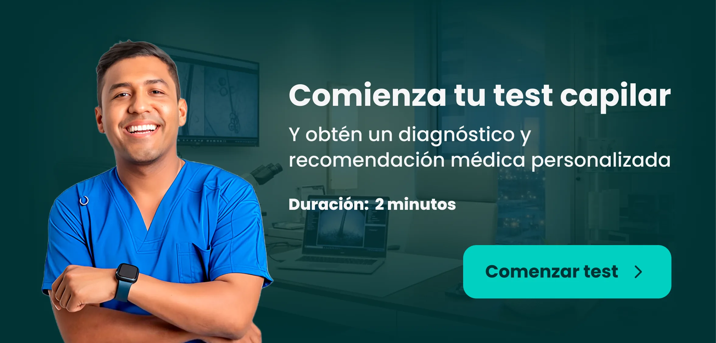 Banner de diagnóstico capilar