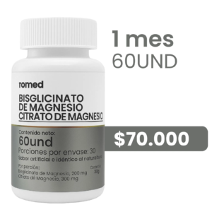 Bisglicinato y Citrato de Magnesio - 1 Mes
