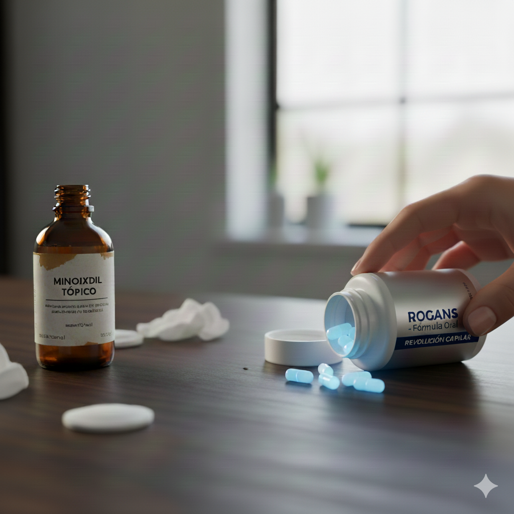 post | Minoxidil Oral vs. Tópico: ¿Por qué las cápsulas son la revolución contra la calvicie?