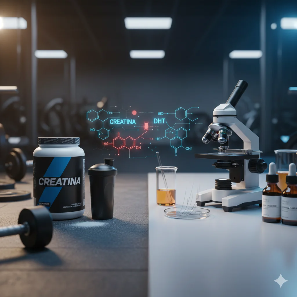 post | Creatina y caída del cabello: ¿El gimnasio te está dejando calvo?