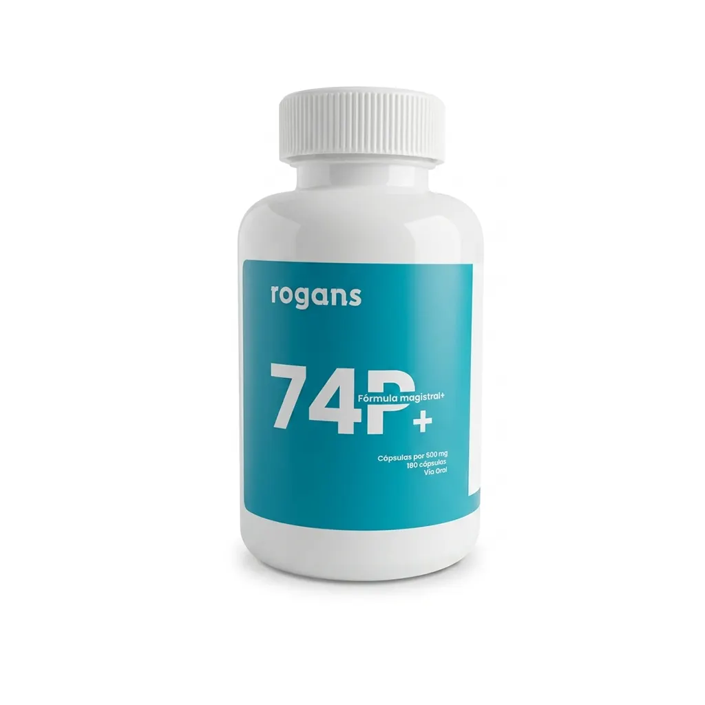 Rogans 74P+ con Dutasteride y Minoxidil 7 Fórmula Magistral Rogans 74P+